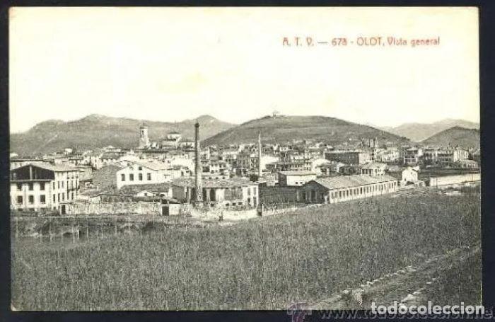 Postales: Olot. *Vista general* Ed. A.T.V. n&ordm; 678. Nueva.
