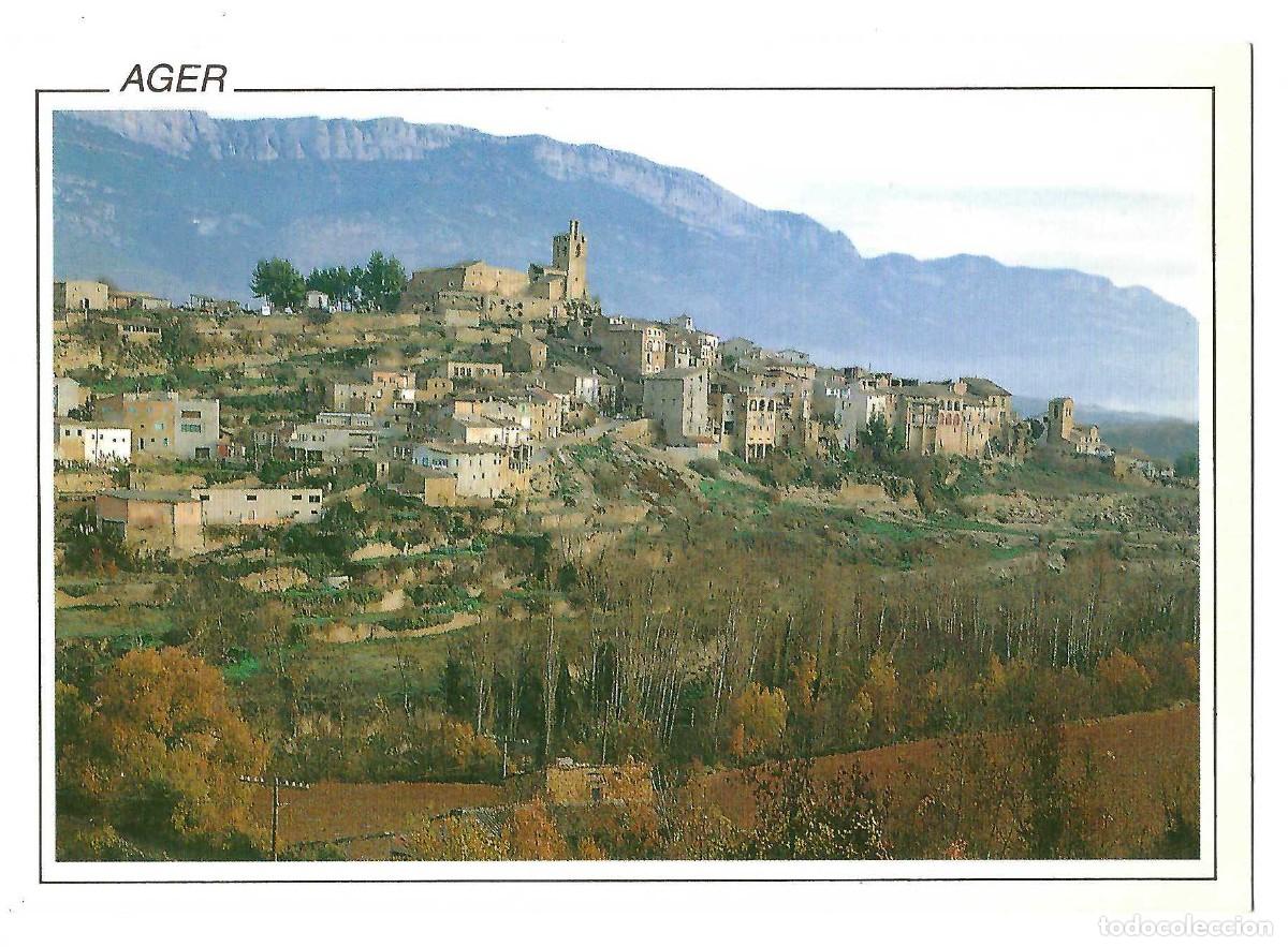 Postales: AGER.- N&ordm; 8. AL FONDO MONTSECH D'AGER. EDICIONES SICILIA. SIN CIRCULAR