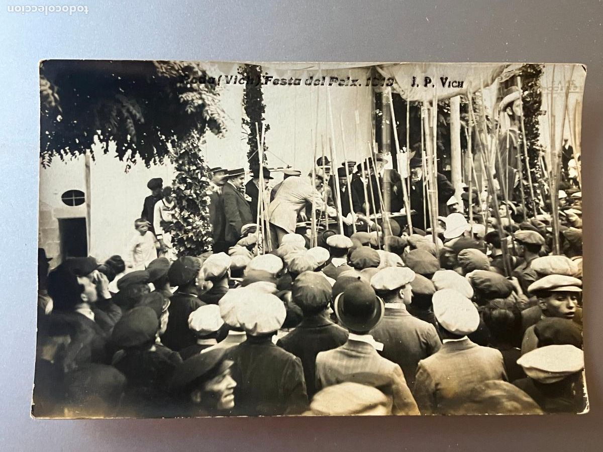 Postales: roda de ter vich vic festa del peix 1913 postal fotografica original