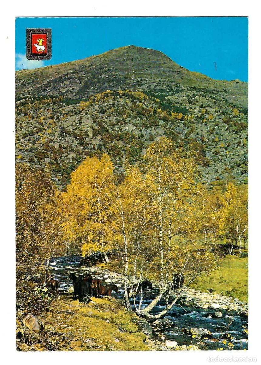 Postales: PIRINEU CATALA.- N&ordm; 5161, EL PALLARS. VALL FERRERA. PAISAJE. ESCUDO DE ORO. SIN CIRCULAR