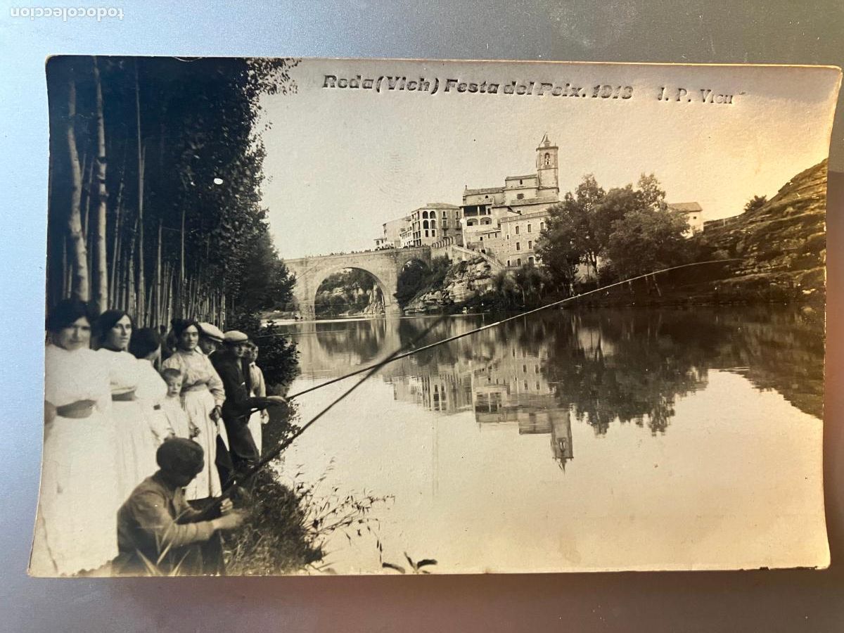 Postales: roda de ter vich vic festa del peix 1913 postal fotografica original