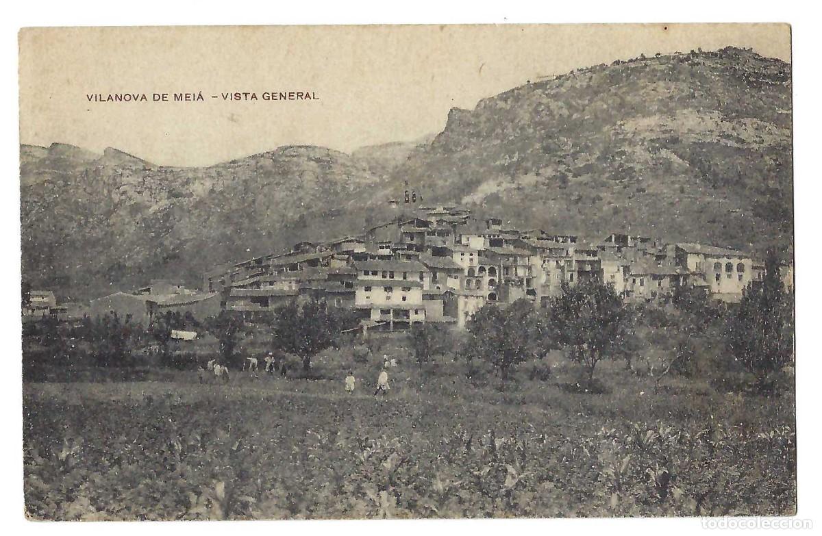 Postales: VILANOVA DE MEI&Aacute;.- VISTA GENERAL. COLECCI&Oacute; A. BATALLA. L&Eacute;RIDA. SIN CIRCULAR