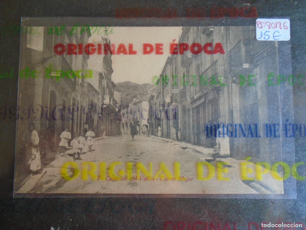 Postales: (PS-80186)POSTAL DE CASTELLAR DEL VALLES-CARRER MAJOR.L.ROISIN