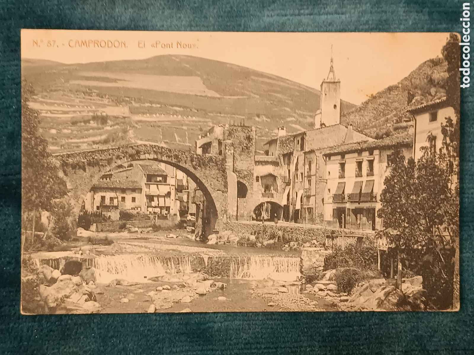 Postales: N&deg;87 CAMPROD&Oacute;N. El &rdquo;Pont Nou&rdquo;. Camprodon