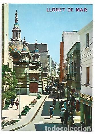 Postales: CALLE E IGLESIA.- COSTA BRAVA, LLORET DE MAR / GIRONA