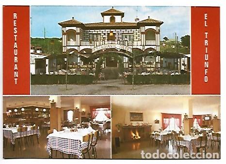 Postales: RESTAURANT &rdquo; EL TRIUNFO &rdquo;.- SAN DANIEL, SAN ANTONIO DE CALONGE / GIRONA