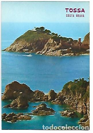 Postales: &rdquo; SES ILLETES &rdquo;, CON EL FARO AL FONDO.- TOSSA DE MAR / GIRONA