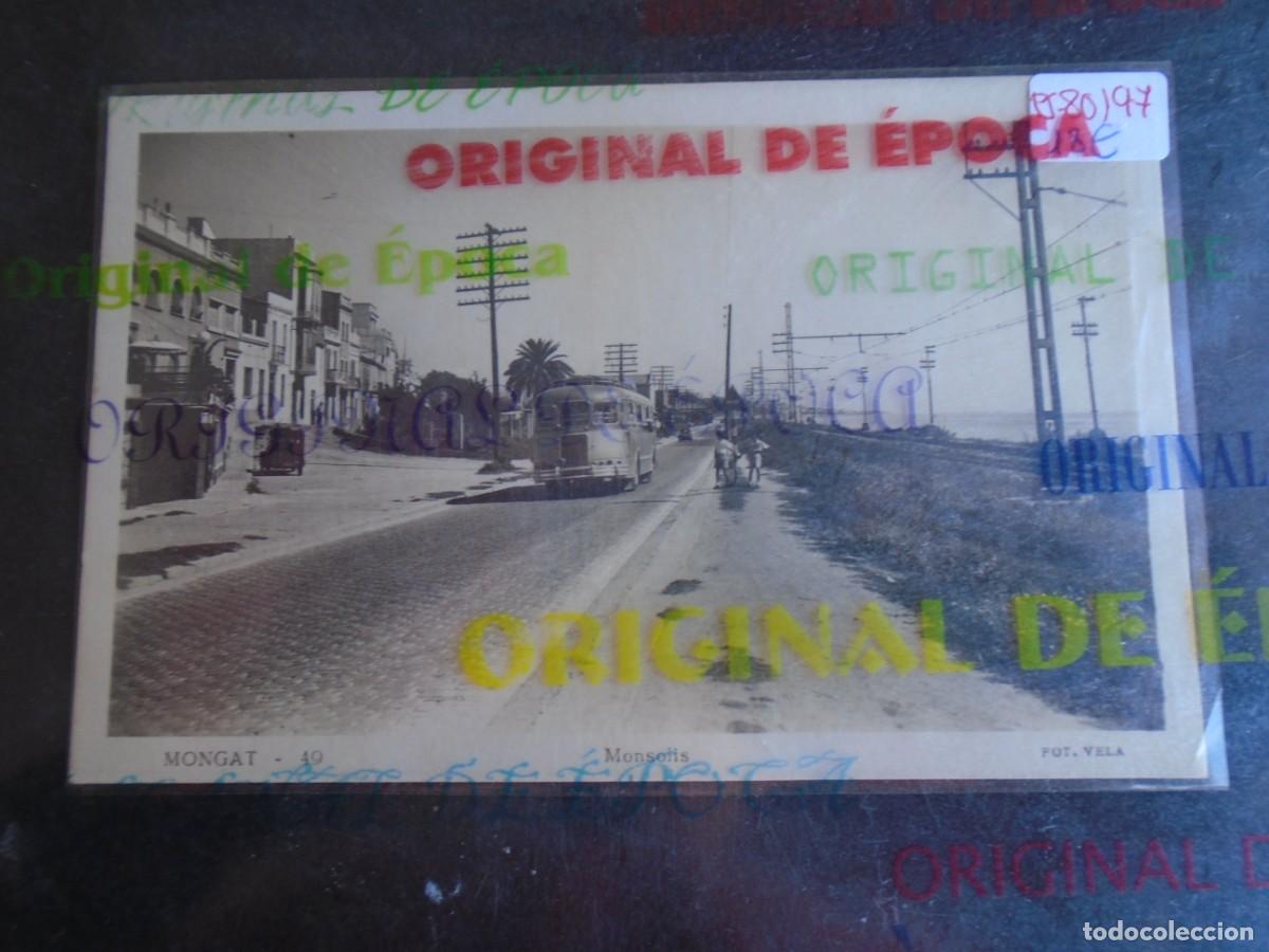 Postales: (PS-80197)POSTAL DE MONGAT-MONSOLIS.COCHE DE LINEA