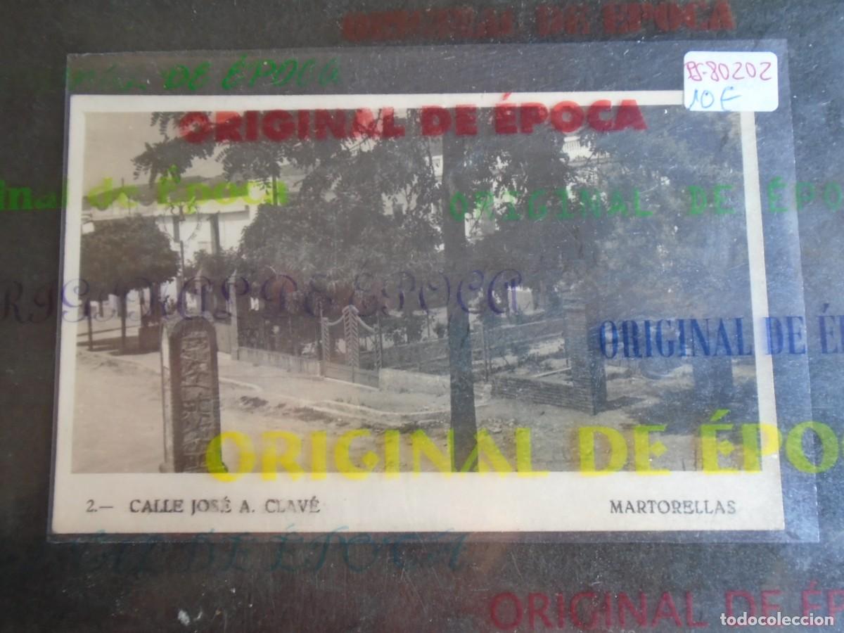 Postales: (PS-80202)POSTAL DE MARTORELLAS-CALLE JOSE A.CLAVE