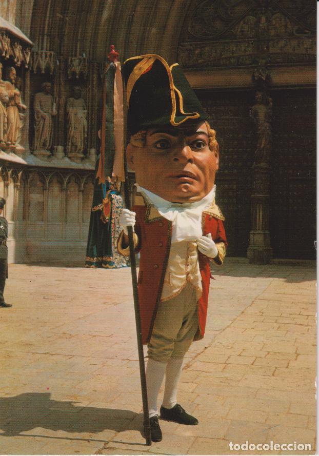 Postales: TARRAGONA, CAPITAN DE LA COHORTE DE CABEZUDOS - FOTO COLOR RAYMOND N&ordm;33 - ESCRITA