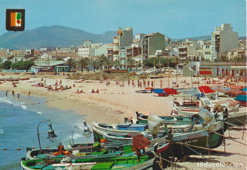 Postales: MATARO (BARCELONA) PLAYA - ESCUDO DE ORO N&ordm;8 - ESCRITA