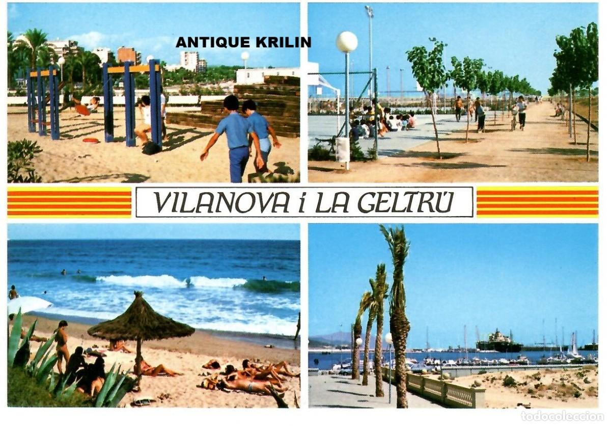 Postales: VILANOVA I LA GELTRU / VARIOS ASPECTOS / EDICION KOLORHAM N&ordm; B-5410 / SIN FRANQUEAR