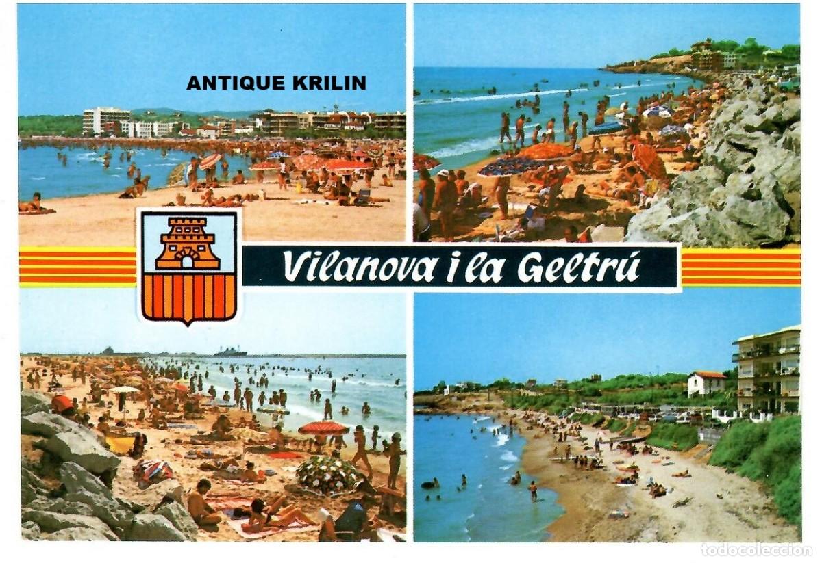 Postales: VILANOVA I LA GELTRU / VARIAS VISTAS / EDICION KOLORHAM N&ordm; B-5434 / SIN FRANQUEAR