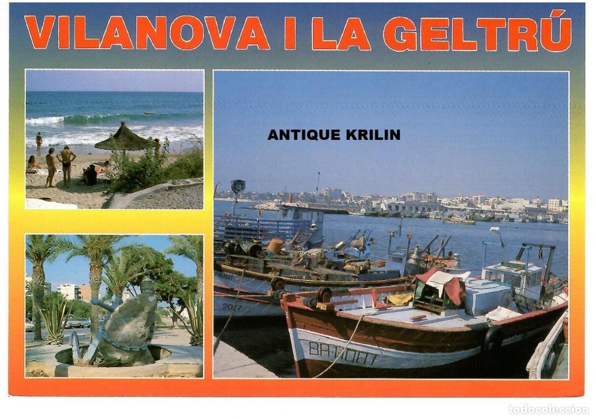 Postales: VILANOVA I LA GELTRU / VARIAS VISTAS / EDICIONS CAMPA&Ntilde;&Aacute; N&ordm; B-5471 / SIN FRANQUEAR