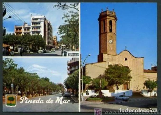 Postkarten: Pineda de Mar. Ed. Campa&ntilde;a y Puig-Ferran n&ordm; B-1325m. Nueva.