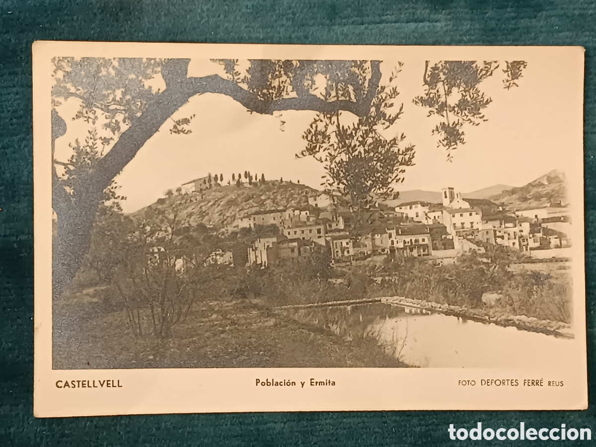 Postales: CASTELLVELL. Poblaci&oacute;n y Ermita.