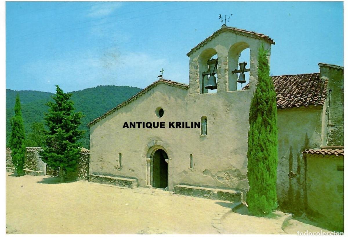 Postales: RIELLS DEL MONTSENY / HOSTAL BELL-LLOCH / ESGLESIA / EDICIONES FITER 1968 / SIN FRANQUEAR