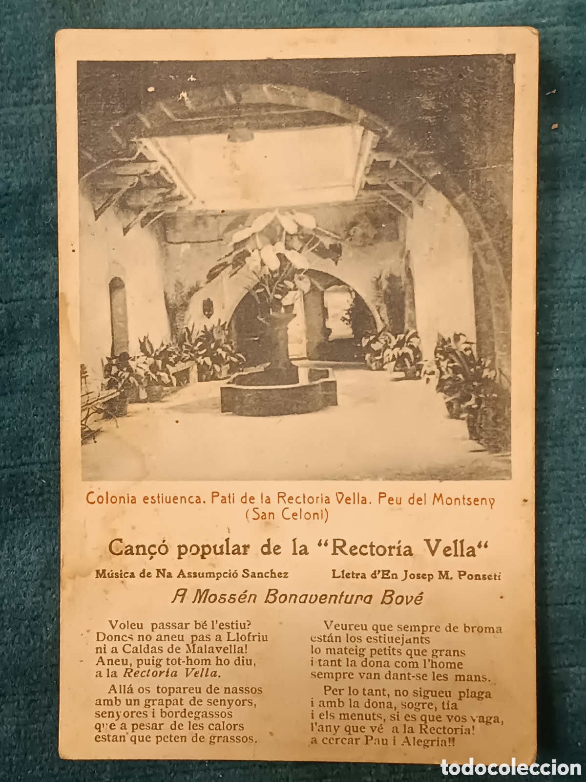 Postales: San Celoni. (Sant Celoni). Pati de la Rectoria Vella.