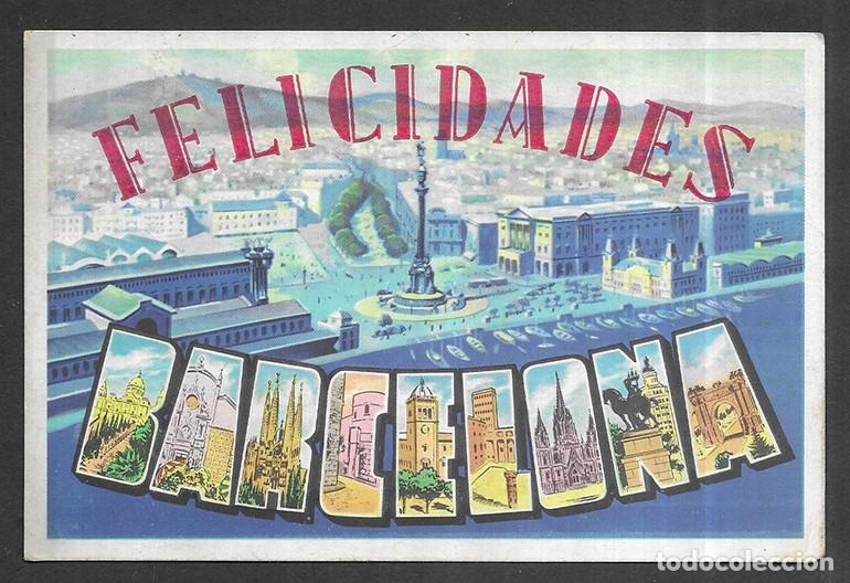 Postales: Postal. Barcelona Felicidades T.G. Soler. 1950?