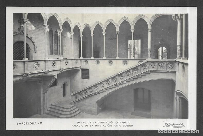 Postales: Postal. Barcelona - 2 Palau de la Diputaci&oacute; : Pati G&oacute;tic Zerkowitz 1920