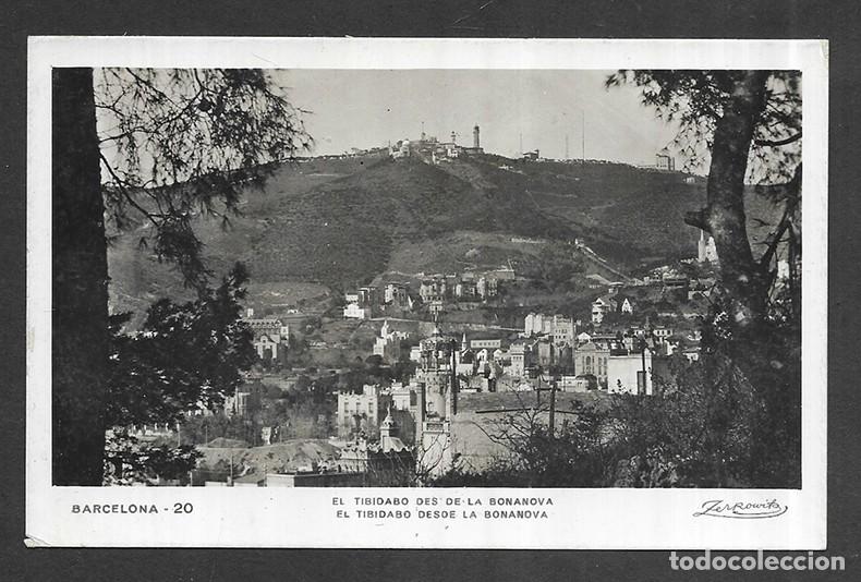 Postales: Postal. Barcelona - 20 El Tibidabo des de la Bonanova Zerkowitz 1920