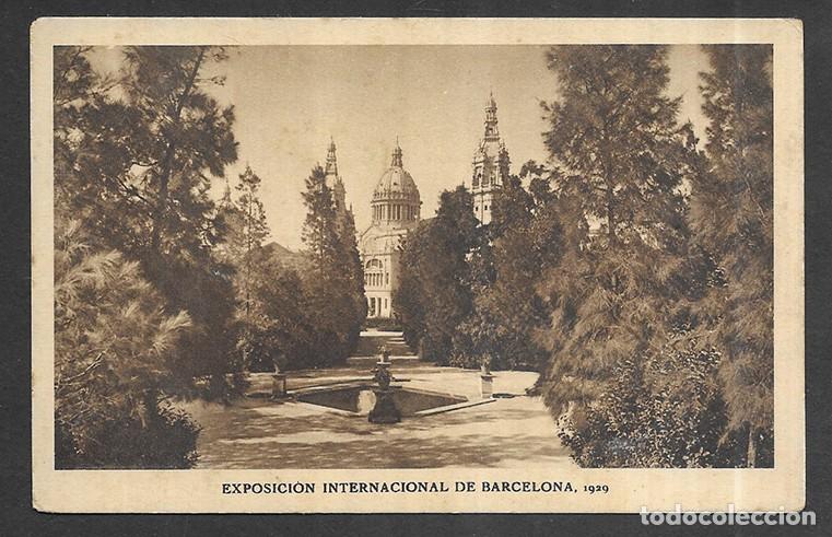 Postales: Postal. Exposici&oacute;n Internacional de Barcelona 1929. Jard&iacute;n Umbr&iacute;o Chocolates Amatller