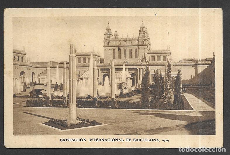 Postales: Postal. Exposici&oacute;n Internacional de Barcelona 1929. Palacio del Arte Textil Chocolates Amatller