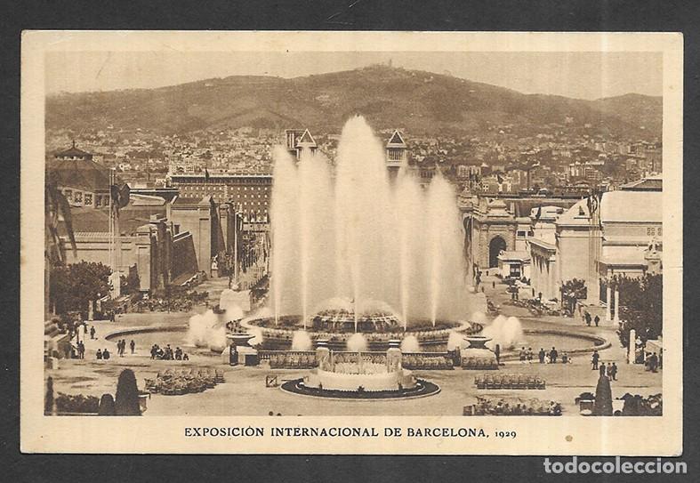 Postales: Postal. Exposici&oacute;n Internacional de Barcelona 1929. Fuente M&aacute;gica (un Aspecto) Chocolates Amatll