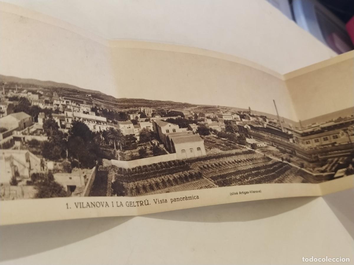 Postales: VILANOVA I LA GELTRU - VISTA PANORAMICA - CLIXE ARTIGAS - POSTAL CUADRUPLE ANTIGUA -(116.076)