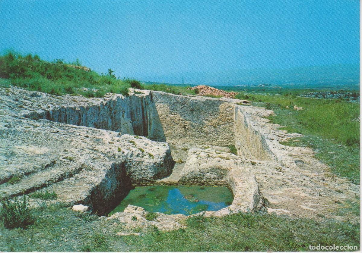 Postales: (7) OLERDOLA. ALGIBE IBERO ROMANO CON SU SISTEMA DE FILTRO ... SIN CIRCULAR