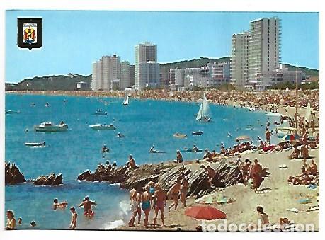 Postales: VISTA GENERAL DE LA PLAYA / GENERAL VIEW OF THE BEACH.- PLATLA D&acute;ARO - GIRONA