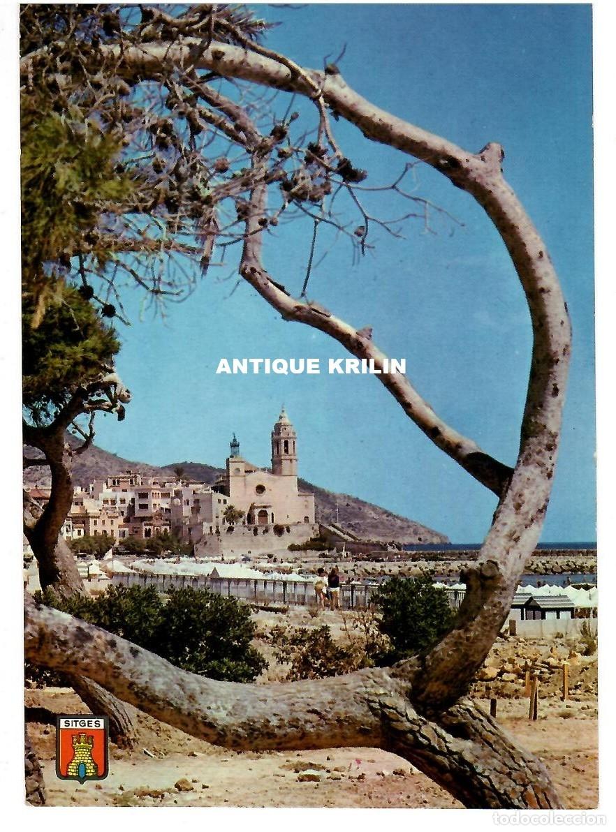 Postales: SITGES N&ordm; 44 DETALLE / EDICION FISA - SOBERANAS / FRANQUEADA