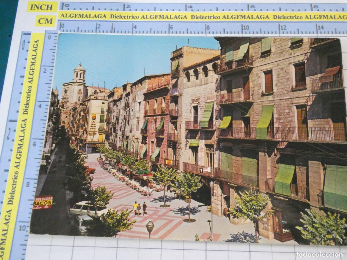 Postales: POSTAL DE GERONA. A&Ntilde;O 1966. RAMBLA DEL GENERAL&Iacute;SIMO 40 CARRERA. 2814