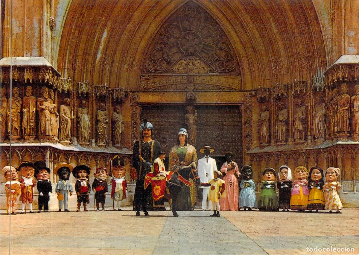 Postales: Postal Tarragona Comparsa de Gigantes y Cabezudos Costa Dorada