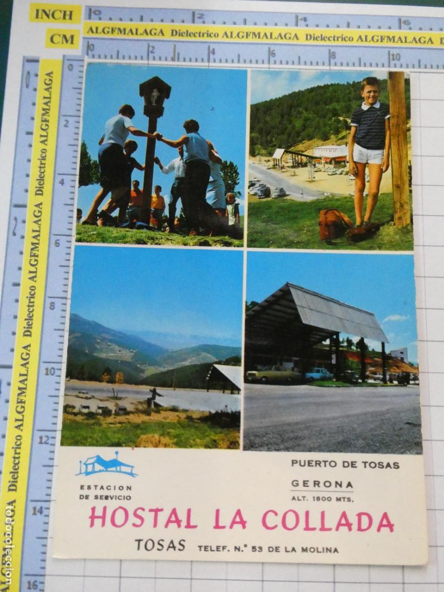 Postales: POSTAL DE GERONA. A&Ntilde;O 1968. PUERTO DE TOSAS HOSTAL LA COLLADA. 2830