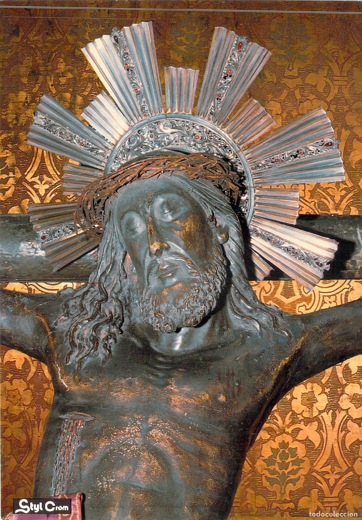 Postales: Postal Catedral de Barcelona Cristo de Lepanto Detalle Escultura