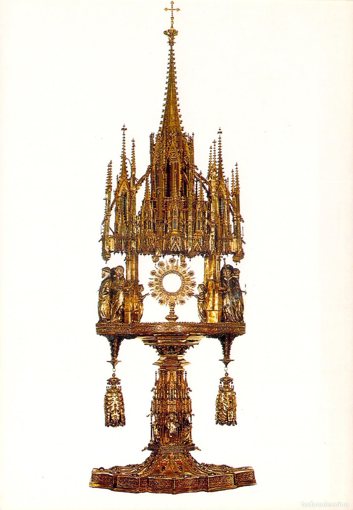 Postales: Postal Girona Tesoro de la Catedral Custodia del Corpus Francisco Artau