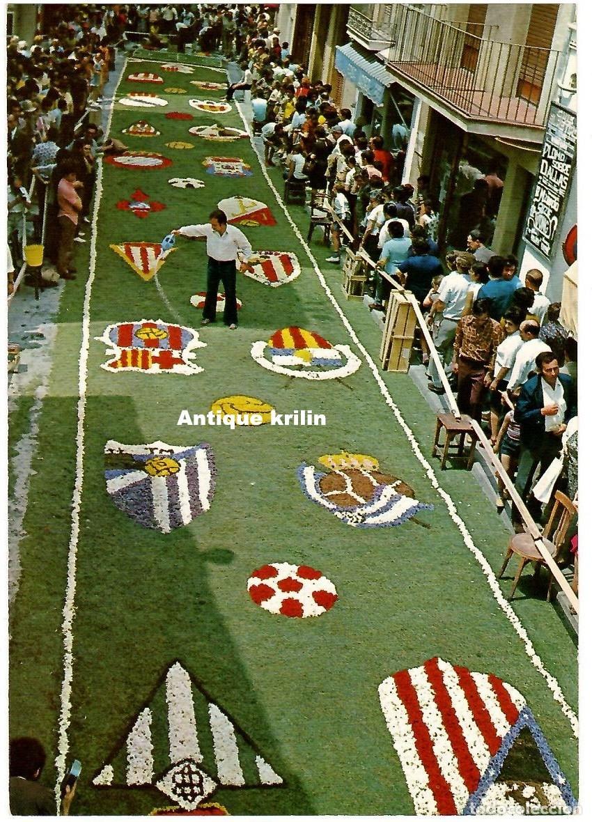 Postales: SITGES N&ordm; 578 CORPUS CHRISTI , ALFOMBRAS DE FLORES / EDICION RAFALES / SIN FRANQUEAR