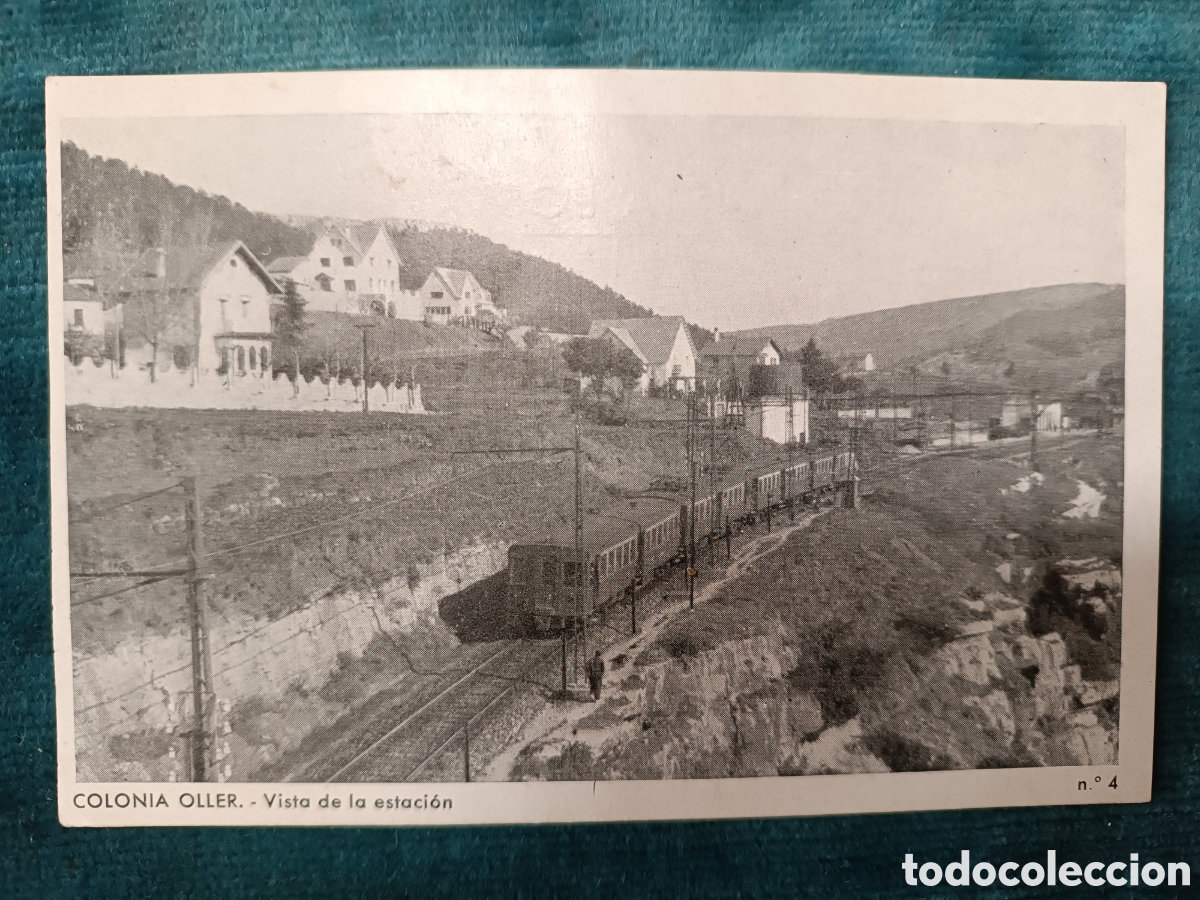 Postales: COLONIA OLLER n&deg;4. Vista de la estaci&oacute;n