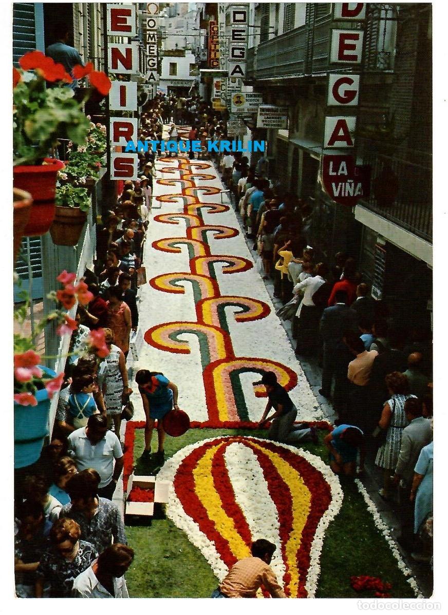 Postales: SITGES N&ordm; 579 CORPUS CHRISTI , ALFOMBRA DE FLORES / EDI, ANTONIO RAFALES / SIN FRANQUEAR