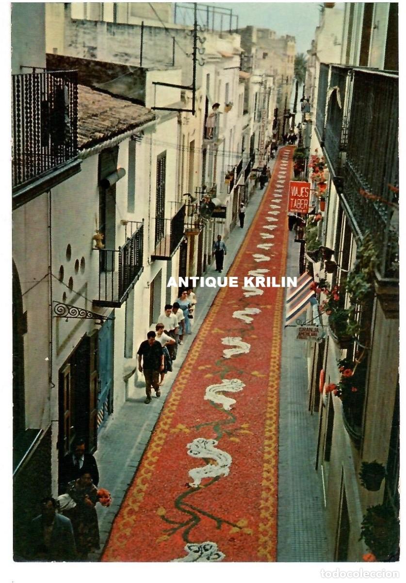 Postales: SITGES / CALLE SASIN FRANQUEAR N PABLO EN CORPUS CHRISTI / EDI. CYP SERIE II N&ordm; 226 /SIN FRANQUEAR