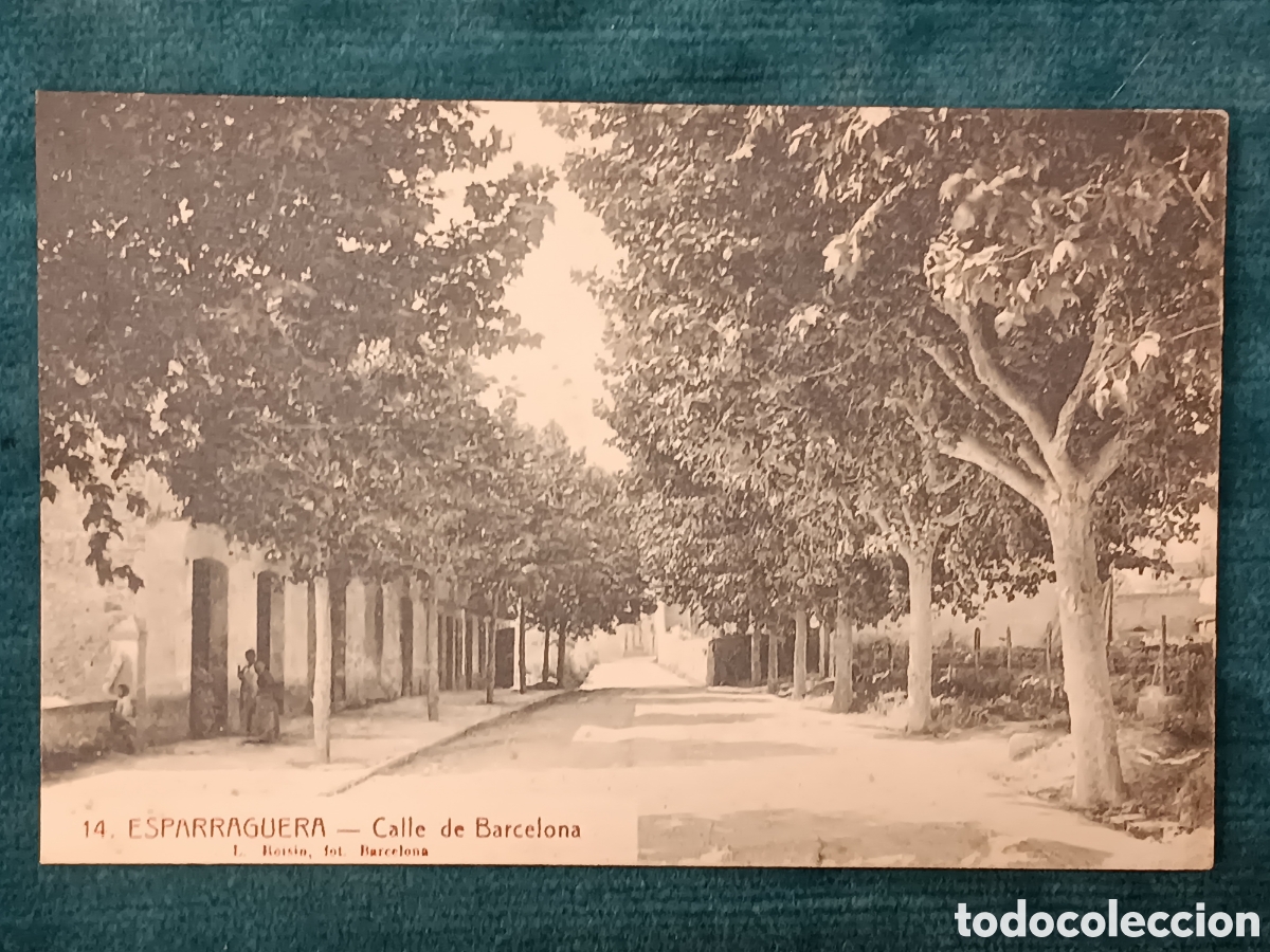 Postales: 14 ESPARREGUERA. Calle de Barcelona