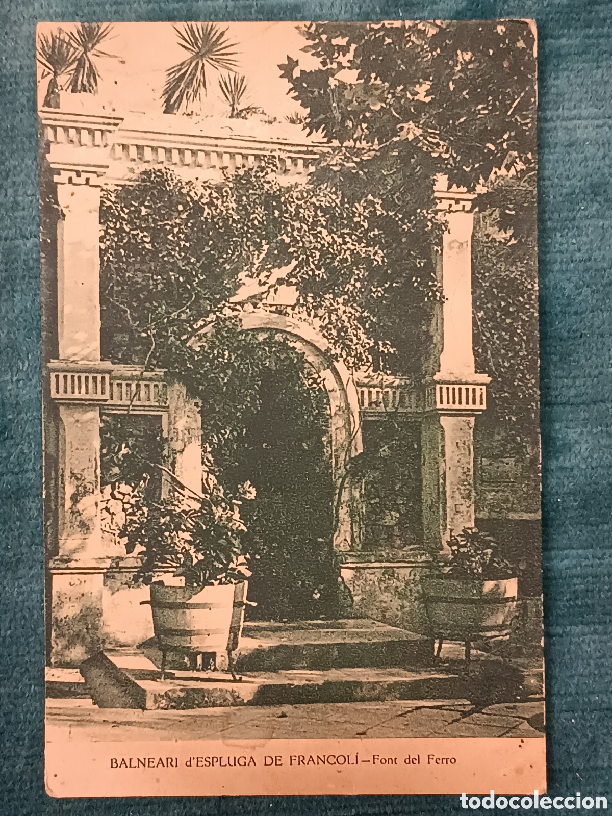Postales: BALNEARI d'ESPLUGA DE FRANCOL&Iacute;. Font del Ferro