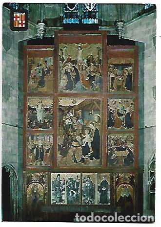 Postcards: RETABLO DE LA REAL CAPILLA DE SANTA AGUEDA.- MUSEO DE HISTORIA DE LA CIUDAD.- BARCELONA