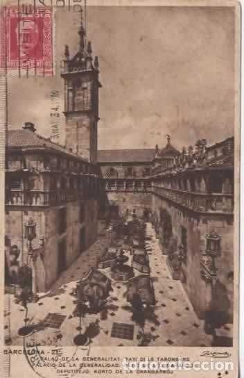 Postales: BARCELONA ESCRITA PALAU GENERALITAT