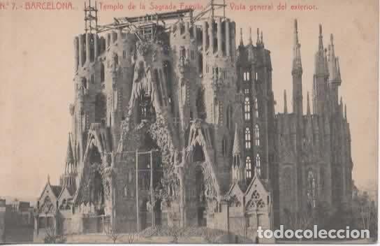 Postales: BARCELONA SIN ESCRIBIR SAGRADA FAMILIA