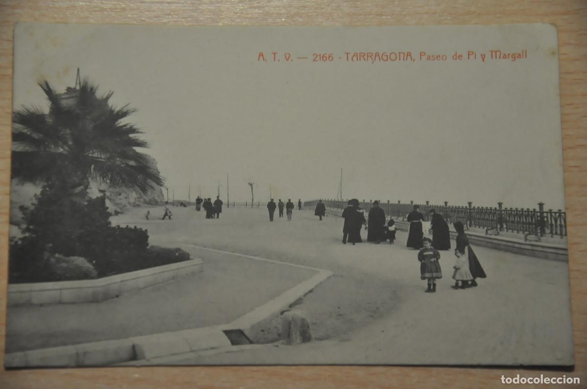 Postales: postal tarragona paseo de pi y margall atv 2166