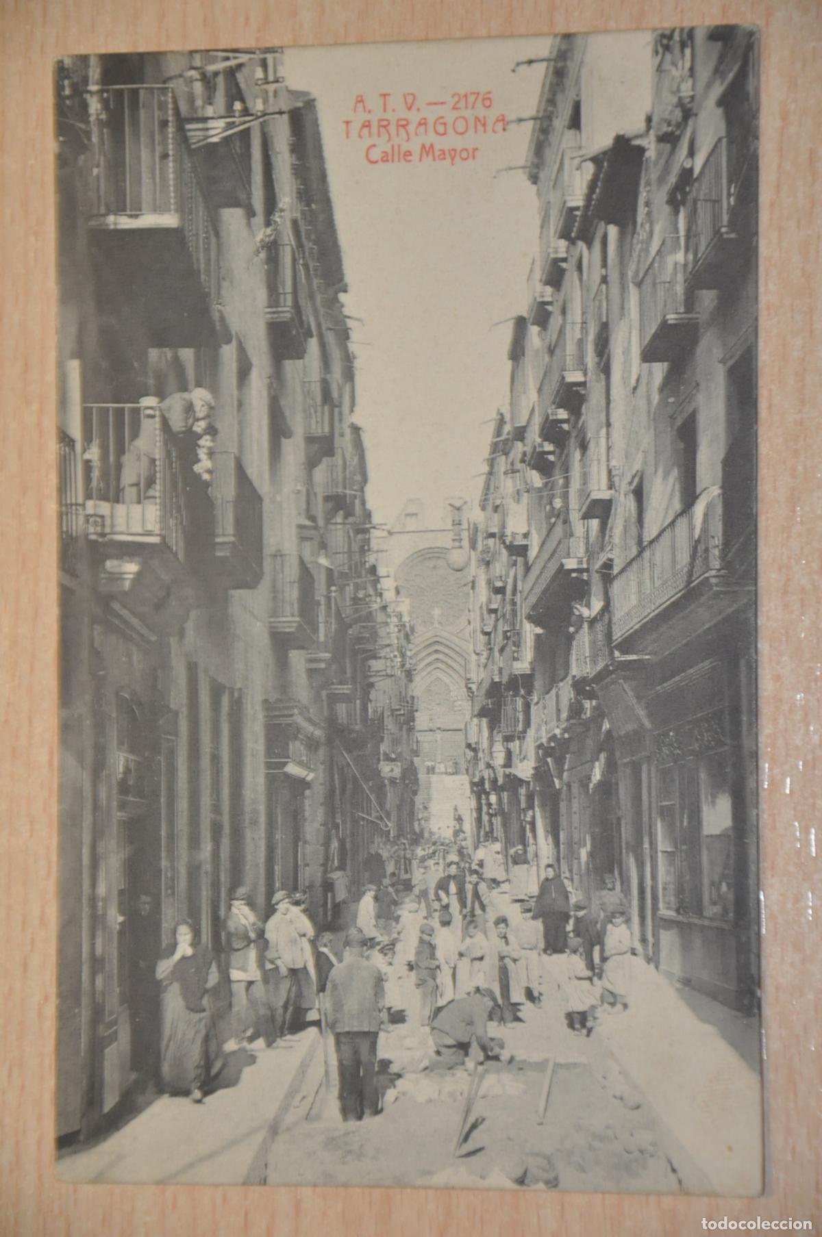 Postales: postal tarragona calle mayor atv 2176