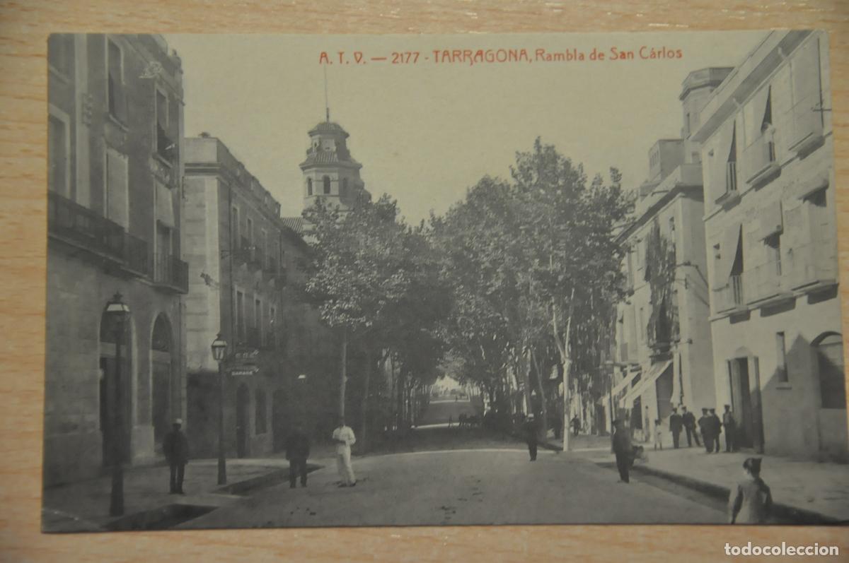 Postales: postal tarragona rambla de san carlos atv 2177