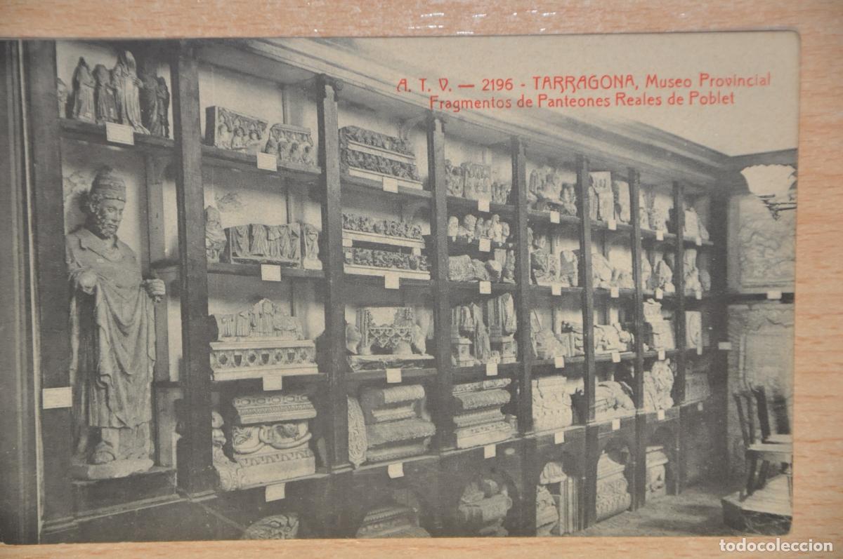 Postales: postal tarragona museo provincial fragmentos de panteones reales de poblet atv 2196